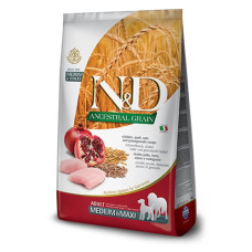 Farmina N&D Dog Chicken & Pomegranate Adult Medium & Maxi сухой корм с курицей для собак средних и крупных пород, 15 кг
