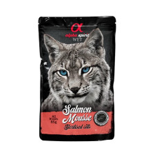 Alpha Spirit Salmon Mousse Sterilised Cats вологий корм із лососем для стерилізованих котів, 85 гр