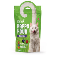 Reflex Happy Hour ласощі для котів лосось, ягня, курка, чорниця та журавлина, 60 гр