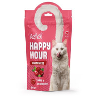 Reflex Happy Hour ласощі для котів з ягням та журавлиною, 60 гр