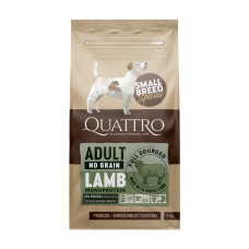 Quattro Adult Lamb Small Breed сухий корм для собак дрібних порід з ягням, 7 кг