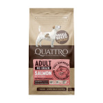 Quattro Adult Salmon Small Breed сухой корм для собак мелких пород с лососем и крилем, 7 кг