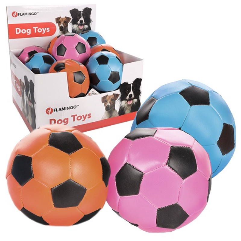 Flamingo Football Multiple Colours игрушка для собак, 10 см