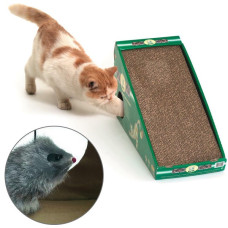 Flamingo Scratching Board похила кігтеточка з іграшкою, 50 см х 21 см х 32 см