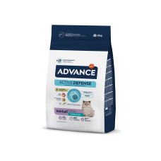Advance Cat Sterilized Hairball сухий корм для виведення вовни у стерилізованих котів, 10 кг