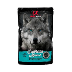 Alpha Spirit Sea Bream Mousse влажный корм с дорадо для собак, 85 гр