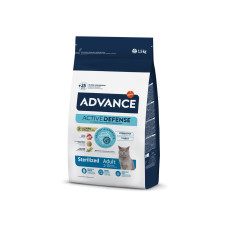 Advance Cat Sterilized Turkey сухой корм с индейкой для стерилизованных котов, 1.5 кг