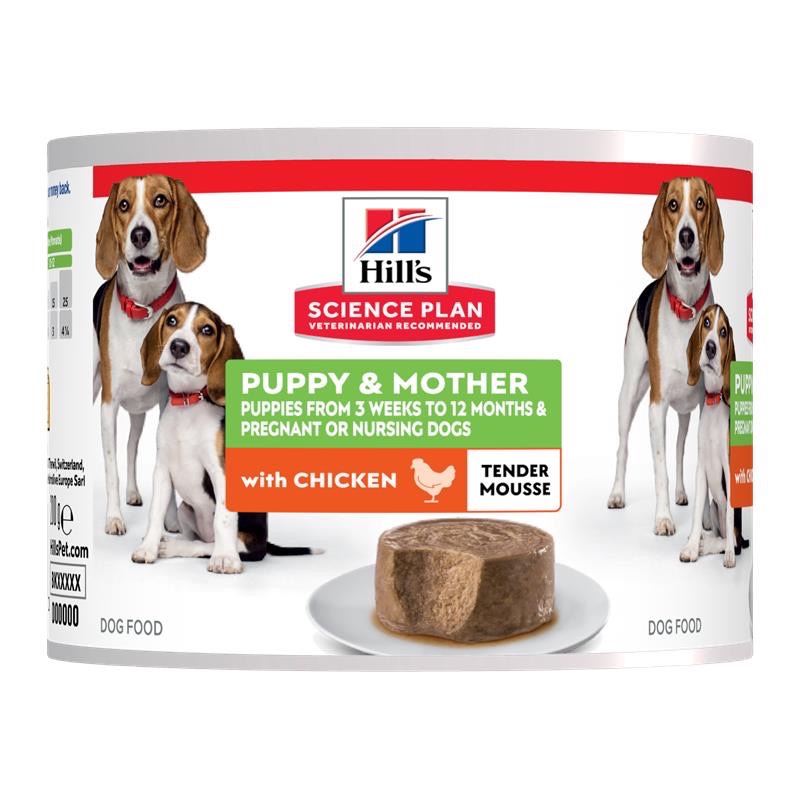 Hill's SP Puppy & Mother влажный корм для щенят с курицей, 200 гр