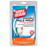 Simple Solution Washable Male Wrap Large багаторазовий памперс для собак, розмір L