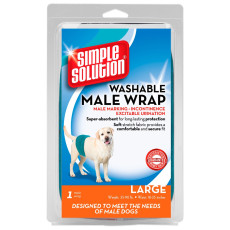 Simple Solution Washable Male Wrap Large багаторазовий памперс для собак, розмір L