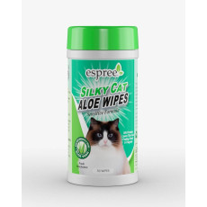 Espree Silky Cat Grooming Wipes влажные салфетки для ухода за шерстью котов, 50 шт