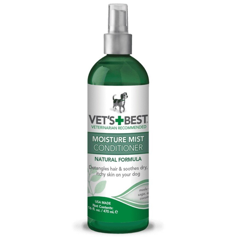 Vet's Best Moisture Mist Conditioner увлажняющий спрей-кондиціонер для собак, 470 мл