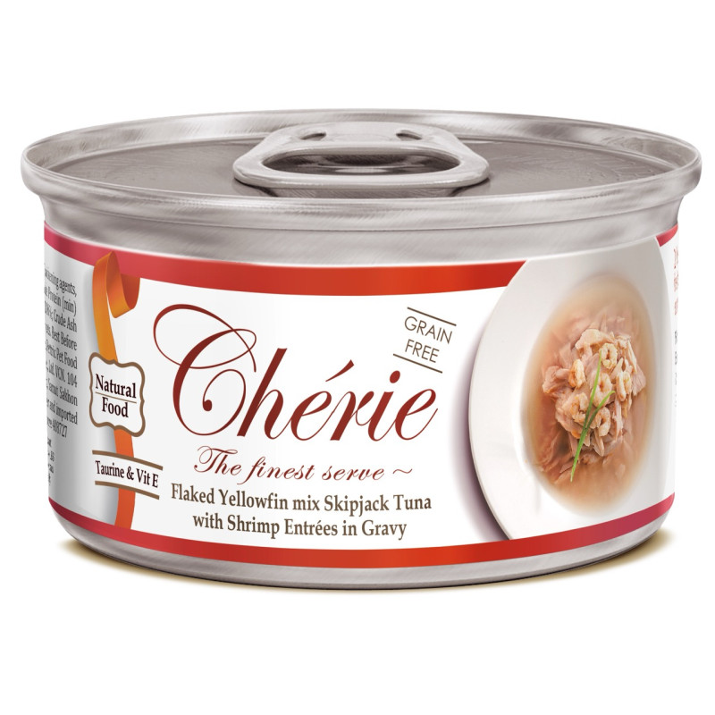 Cherie Signature Gravy Mix Tuna & Shrimp влажный корм для котов с тунцом и креветками, 80 гр