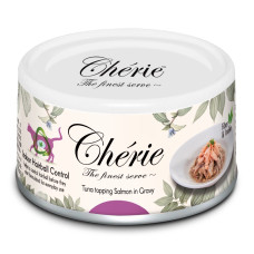 Cherie Hairball Control Tuna & Salmon влажный корм для котов с тунцом и лососем, 80 гр