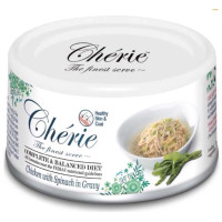Cherie Complete & Balanced Chicken With Spinach вологий корм для котів з куркою, 80 гр