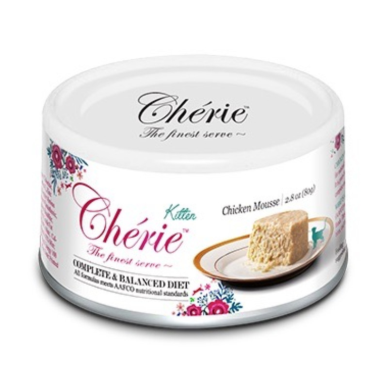 Cherie Complete & Balanced Chicken Mousse Kitten влажный корм для котят с курицей, 80 гр