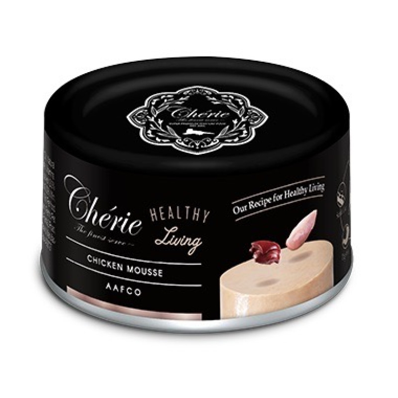 Cherie Healthy Living Chicken Mousse влажный корм для котов с курицей, 80 гр