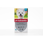 Advantix краплі від бліх та кліщів для собак від 4 до 10 кг, 4 піп