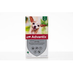 Advantix краплі від бліх та кліщів для собак до 4 кг, 4 піп