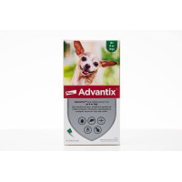 Advantix краплі від бліх та кліщів для собак до 4 кг, 4 піп