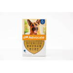 Advocate капли от блох, клещей, глистов для собак от 25 кг, 3 пип