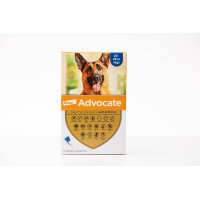 Advocate капли от блох, клещей, глистов для собак от 25 кг, 3 пип