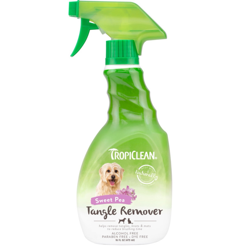 TropiClean Tangle Remover спрей для распутывания колтунов у котов и собак, 473 мл
