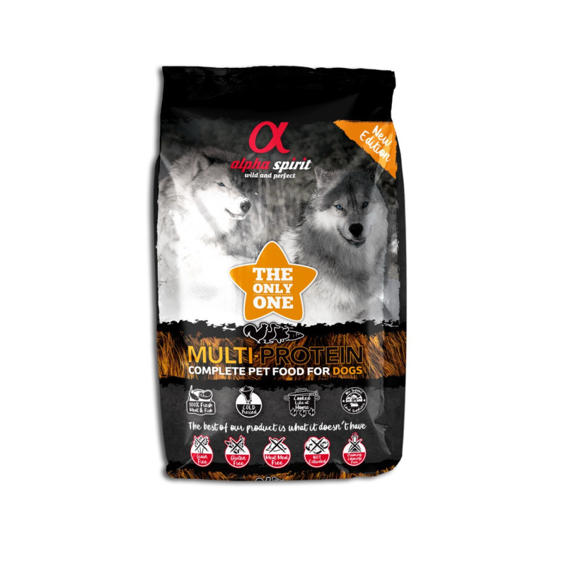 Alpha Spirit The Only One Multiprotein сухий корм для собак з куркою та рибою, 3 кг