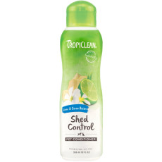 TropiClean Lime and Cocoa Butter кондиціонер для прискорення линяння для собак та котів, 355 мл