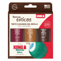 TropiClean Enticers набор гелей для ухода за зубами собак, 3 шт х 14.8 мл
