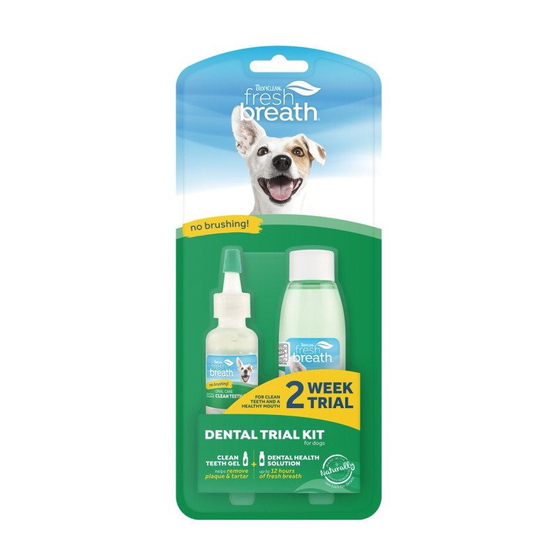 TropiClean Fresh Breath Trial Kit набір для догляду за зубами собак