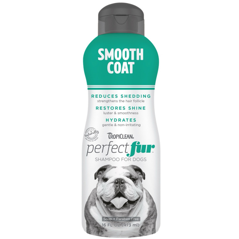 TropiClean Perfect Fur шампунь для собак с гладкой шерстью, 473 мл