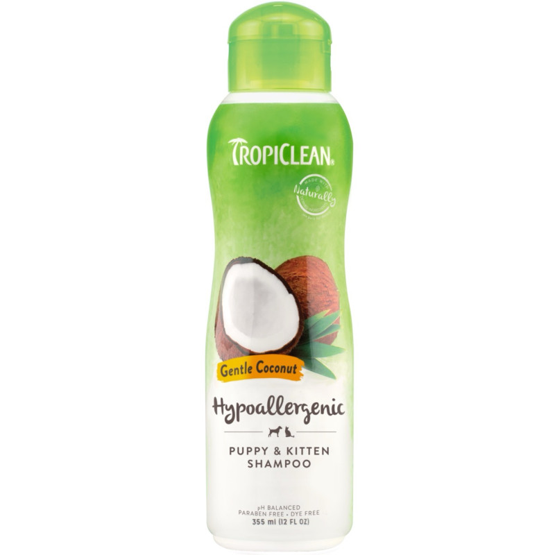 TropiClean Puppy And Kitten Shampoo гипоалергенный шампунь для щенят и котят, 355 мл