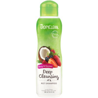 TropiClean Deep Cleaning Shampoo шампунь для глубокого очищения шерсти собак и котов, 355 мл