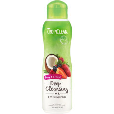 TropiClean Deep Cleaning Shampoo шампунь для глубокого очищения шерсти собак и котов, 355 мл