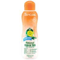 TropiClean Flea And Tick Dog Shampoo шампунь від бліх та кліщів для собак, 592 мл