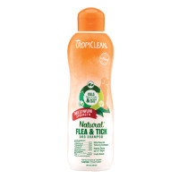TropiClean Flea & Tick Dog Max Strength Shampoo шампунь від бліх та кліщів для собак, 592 мл