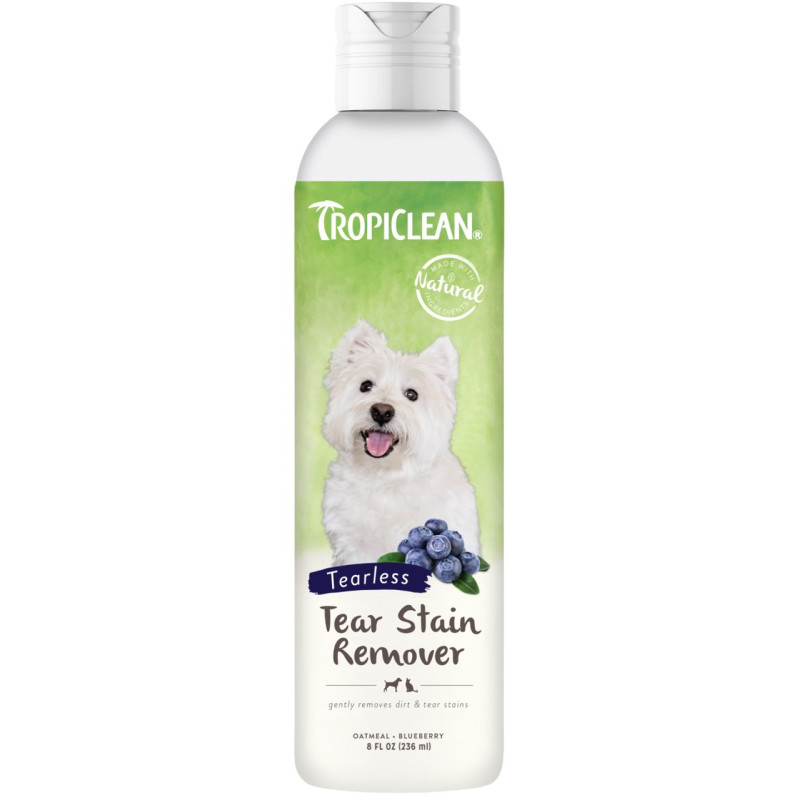 TropiClean Tear Stain Remover гель для усунення слізних плям на морді у собак та котів, 236 мл