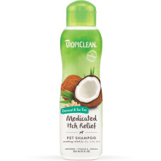TropiClean Medicated Itch Relief шампунь для ухода за сухой кожей у собак, 355 мл