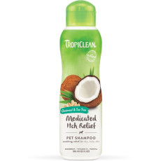 TropiClean Medicated Itch Relief шампунь для ухода за сухой кожей у собак, 355 мл