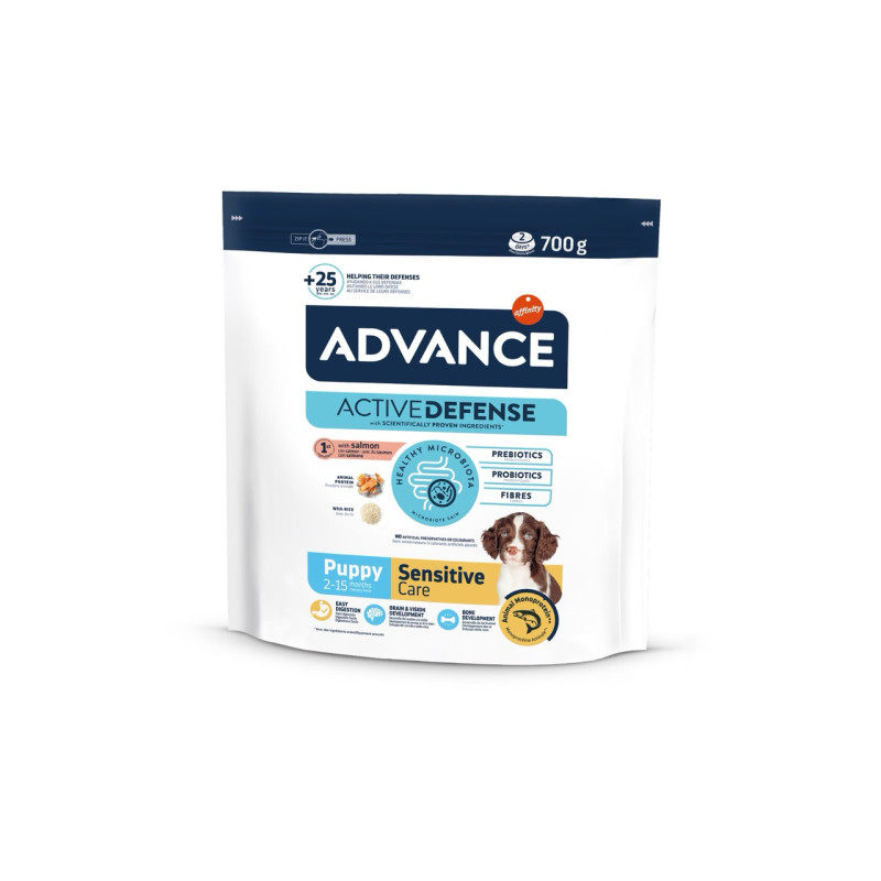 Advance Puppy Sensitive сухой корм для щенят с лососем, 700 гр