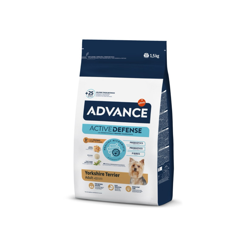 Advance Yorkshire Terrier сухой корм для собак породы йоркширский терьер, 1.5 кг
