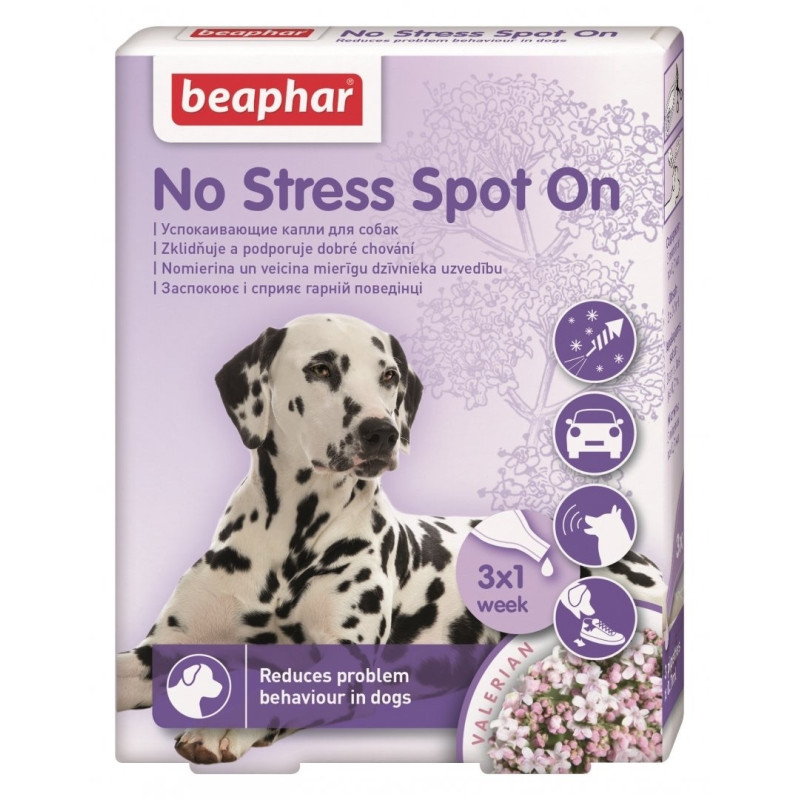 No Stress Spot On заспокійливі краплі для собак, 3 піп