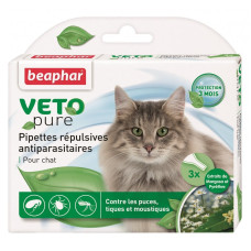 Beaphar Bio Spot On капли от блох для котов, 3 пип