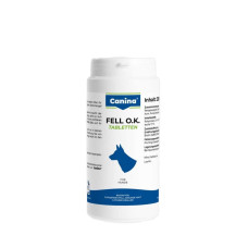 Canina Fell O.K. витамины для собак с биотином для шерсти, 250 гр