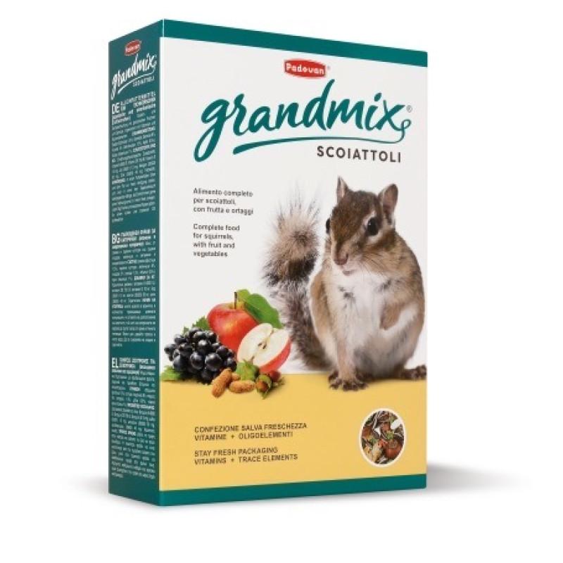 Padovan GrandMix Scoiattoli корм для білок та бурундуків, 750 гр