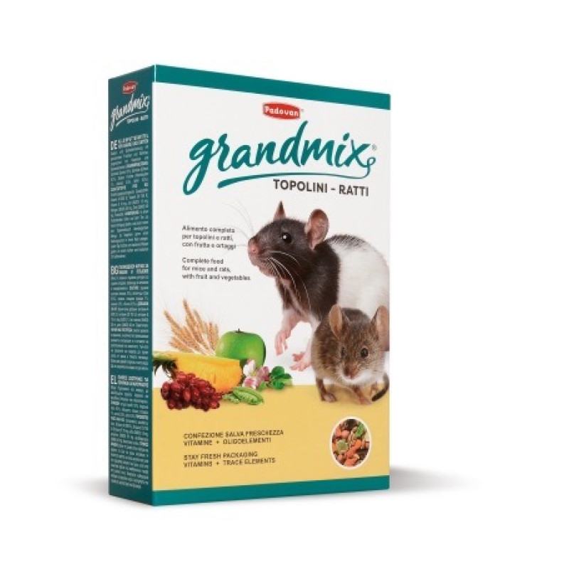 Padovan GrandMix Topolini E Ratti корм для щурів та мишей, 400 гр