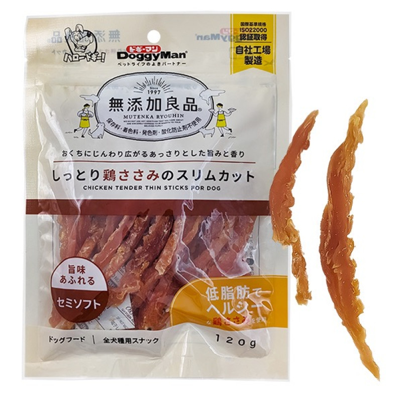 DoggyMan Chicken Tender Thin Sticks лакомство для собак с курицей, 120 гр