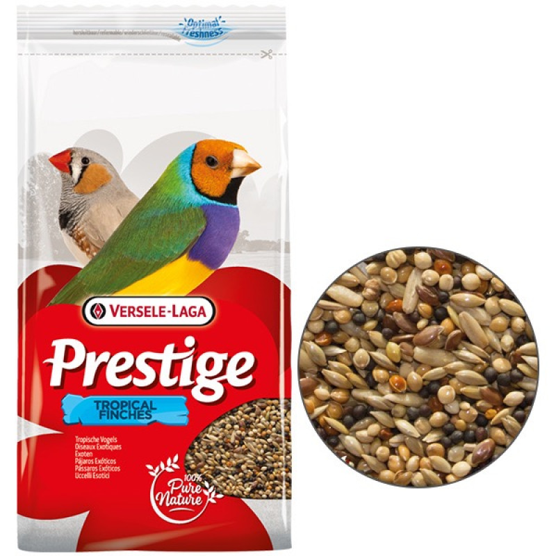 Versele-Laga Prestige Tropical Finches корм для тропических птиц, зябликов, вьюрков, 1 кг