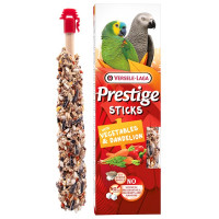 Versele-Laga Prestige Sticks Parrots Vegetables & Dandelion лакомство для крупных и средних попугаев, 2 шт х 70 гр
